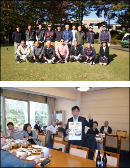 ゴルフコンペの様子